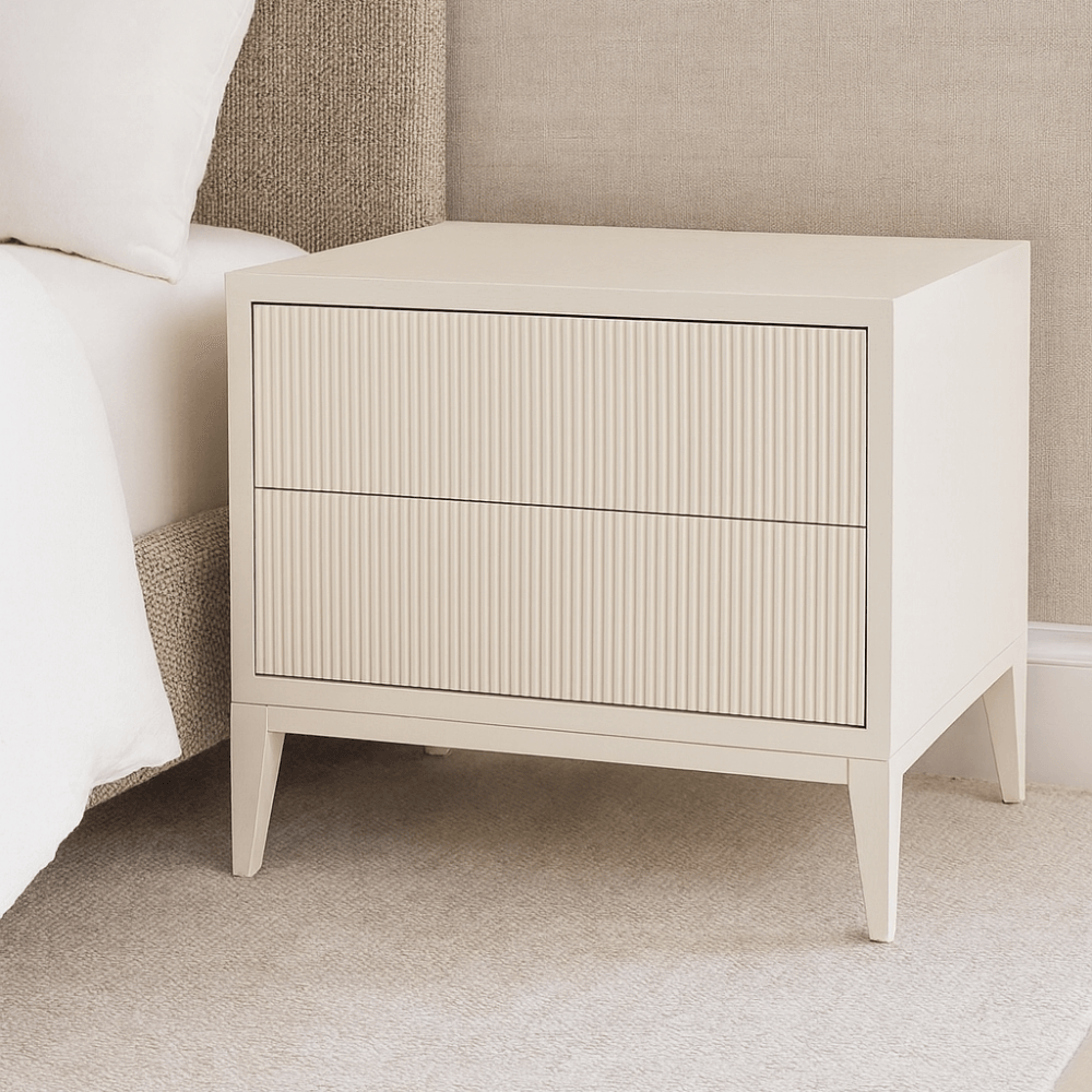 Comò Lato Letto Amur Finitura Bianca