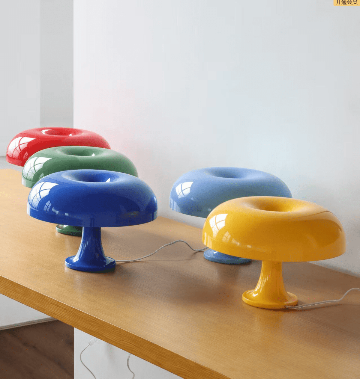 Lampada da Tavolo Giocosa a Forma di Fungo