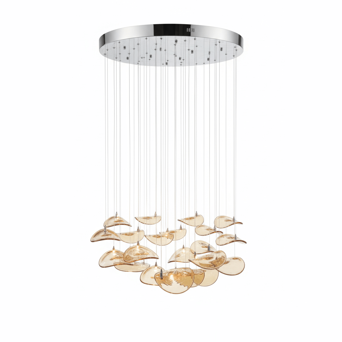Lampadario a Foglia Fluttuante Wave