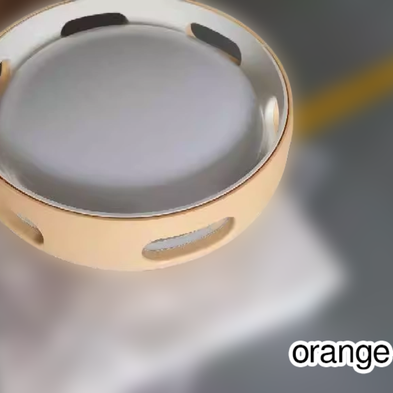 Ventilatore a soffitto LED semincasso in acrilico senza pale in stile nordico contemporaneo per camera da letto