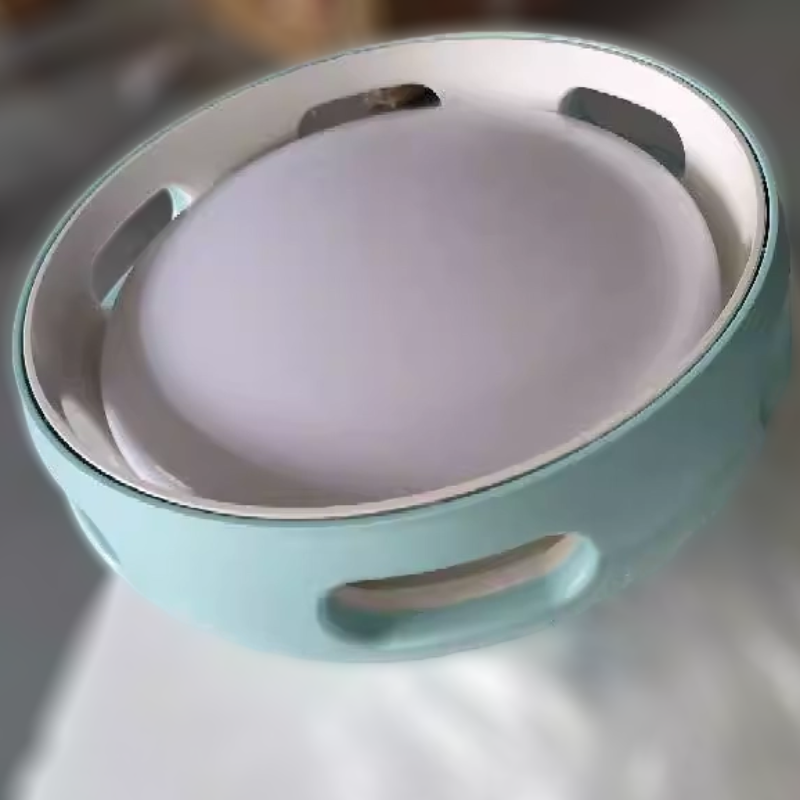 Ventilatore a soffitto LED semincasso in acrilico senza pale in stile nordico contemporaneo per camera da letto