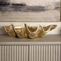 Decorazione Grande Conchiglia d'Oro