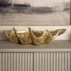 Decorazione Grande Conchiglia d'Oro