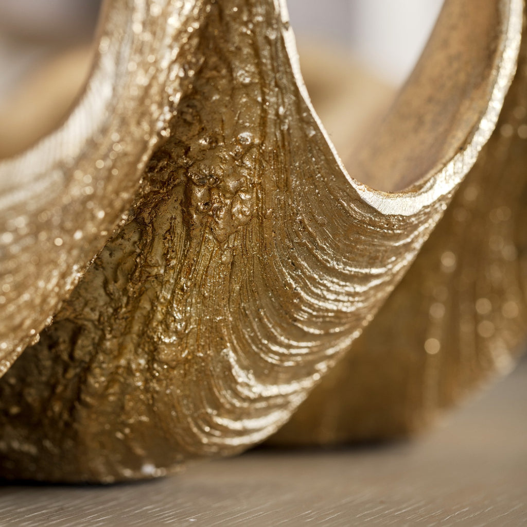 Decorazione Grande Conchiglia d'Oro