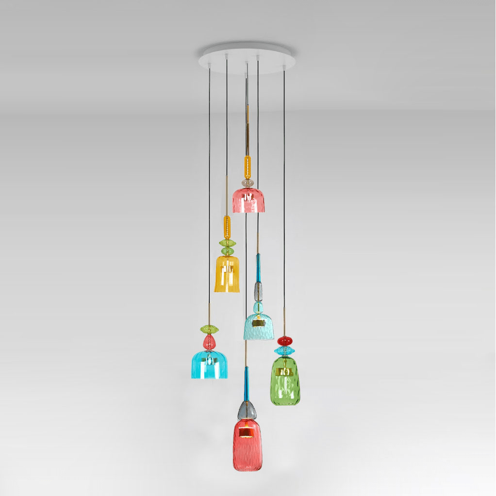 Lampada a sospensione Colorful Candy