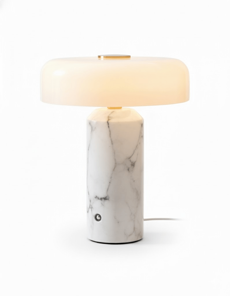 Lampada da Tavolo in Marmo Lunara