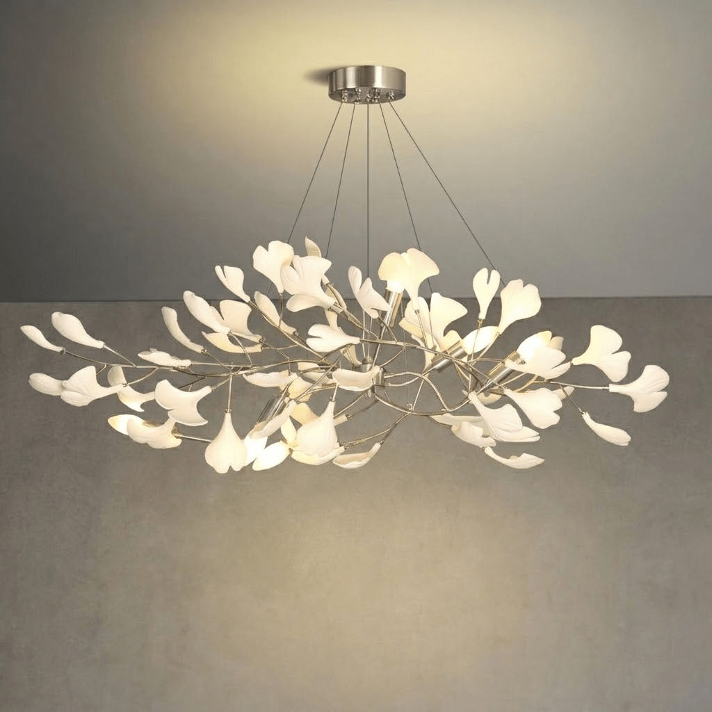 Lampadario Ramo di Ginkgo