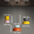 Lampadario LED Nordic Colorato a 1 Luce