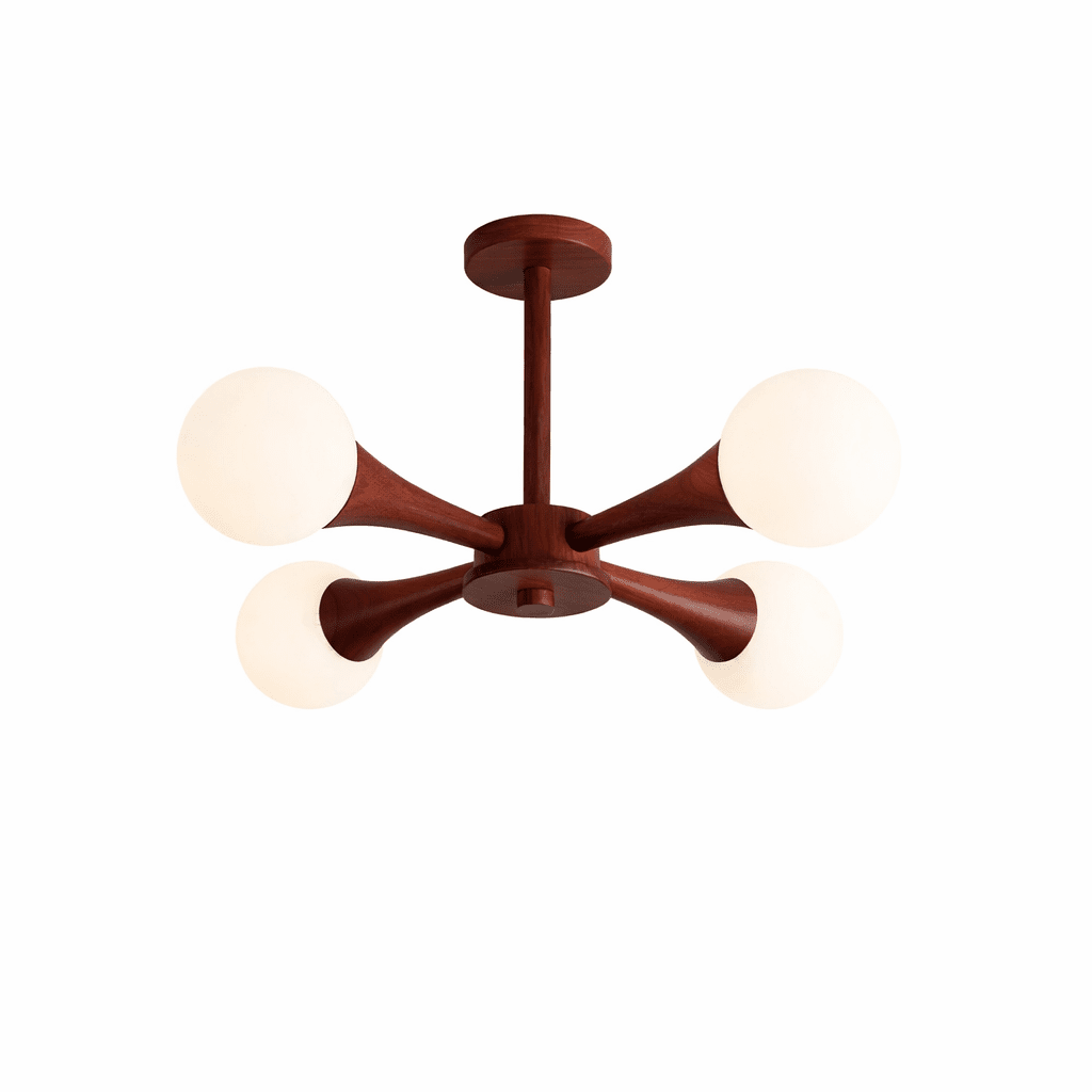 Candelabro in Legno Nera