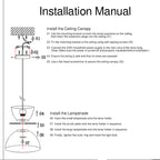 Lampadario LED Nordic Colorato a 1 Luce