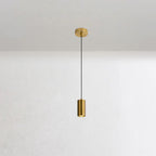 Lampada a sospensione mini in ferro con colonna minimalista moderna a 1 luce per soggiorno