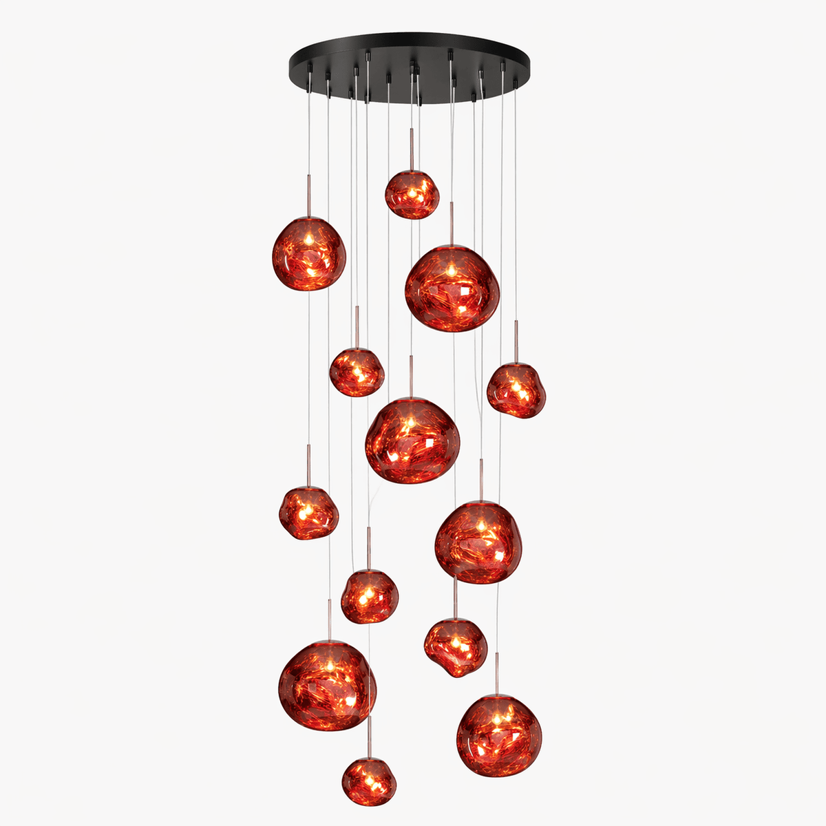 Lampada a sospensione Multi Lava Rotonda