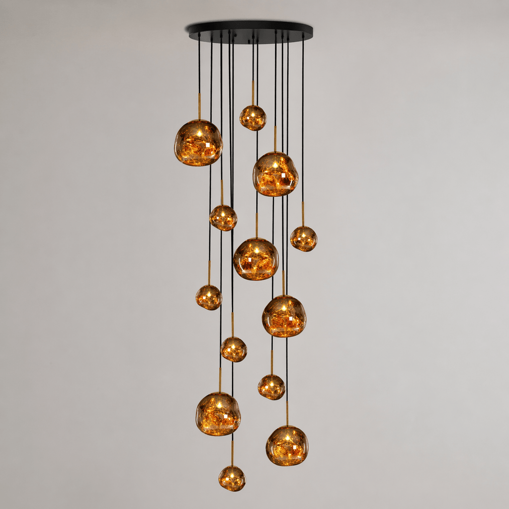 Lampada a sospensione Multi Lava Rotonda