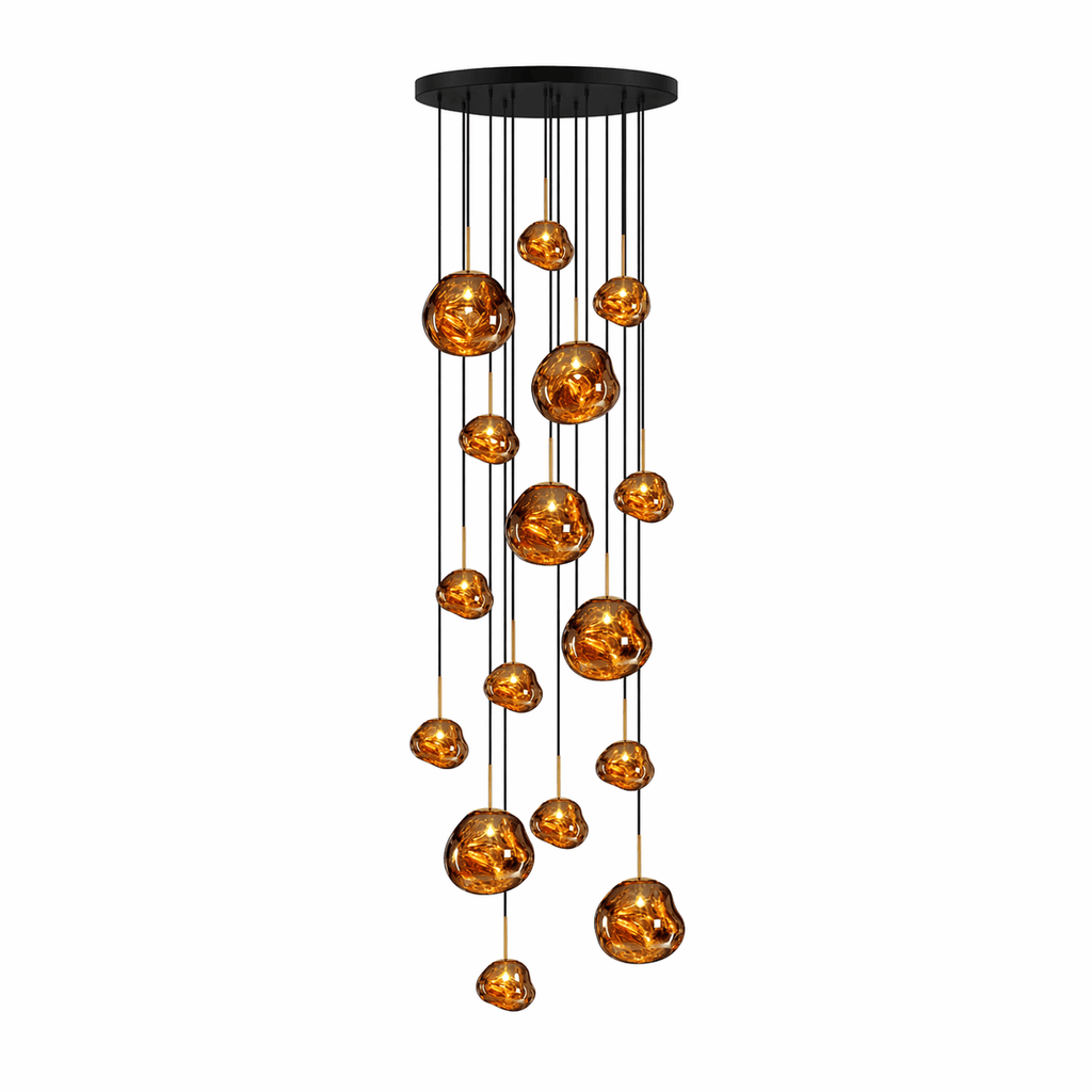 Lampada a sospensione Multi Lava Rotonda