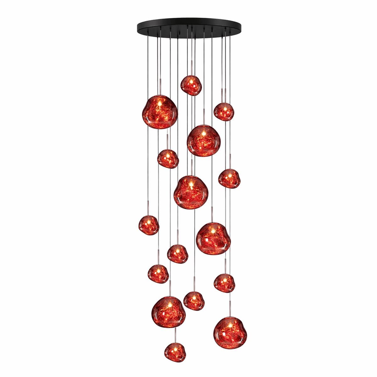 Lampada a sospensione Multi Lava Rotonda