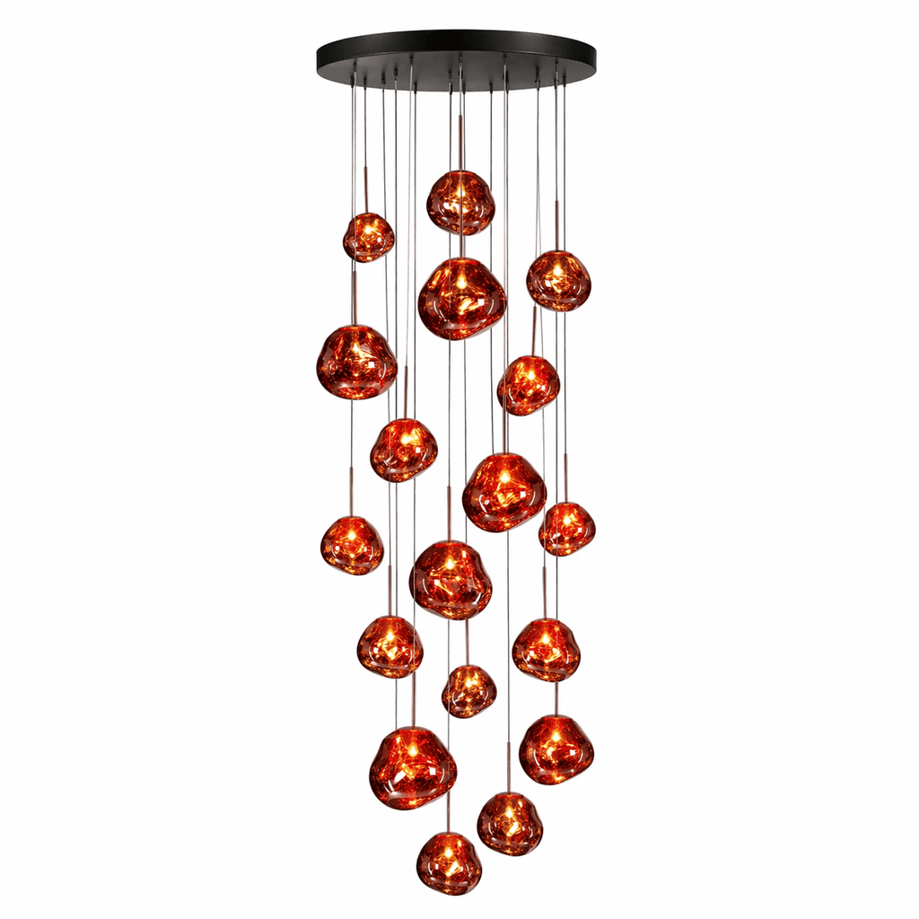 Lampada a sospensione Multi Lava Rotonda
