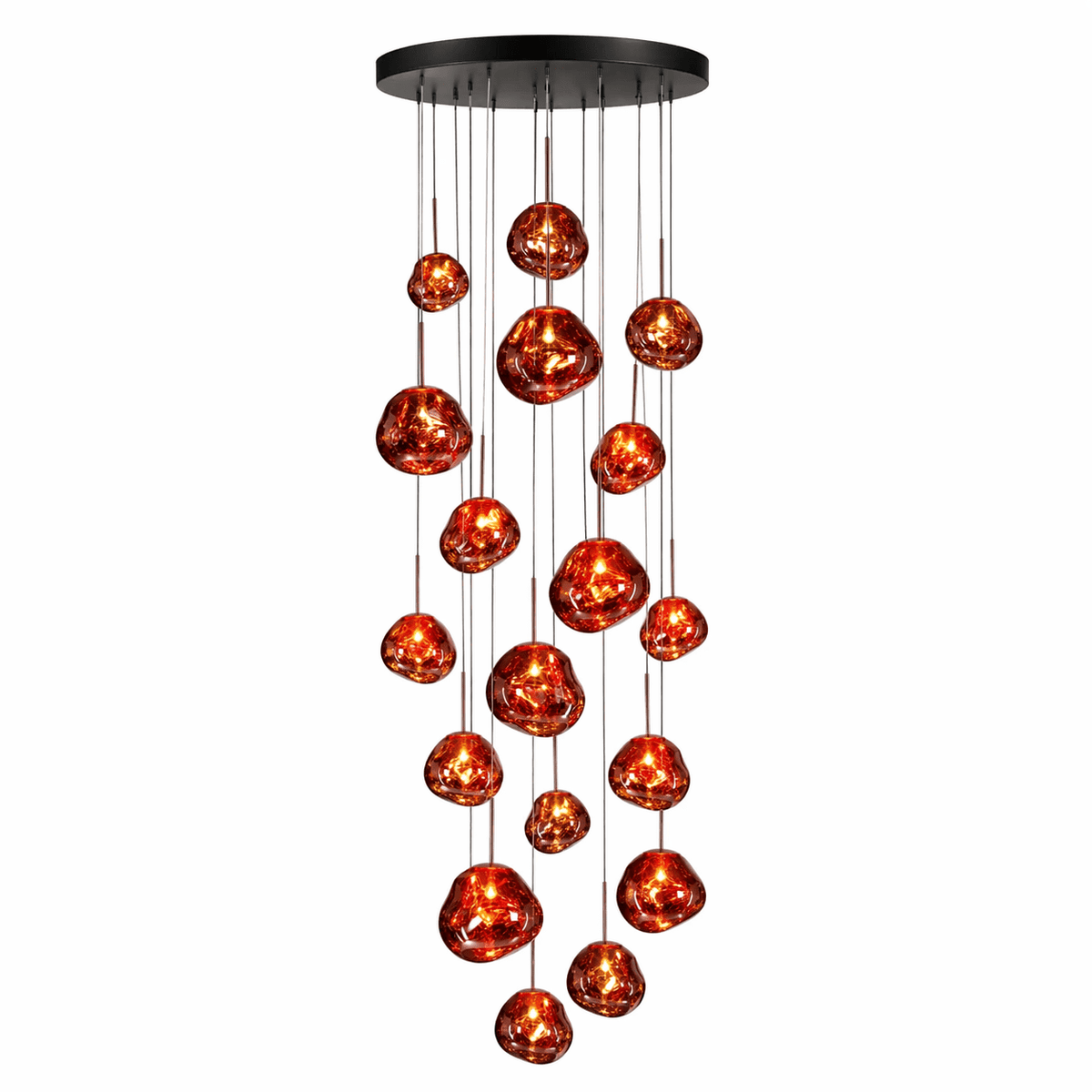 Lampada a sospensione Multi Lava Rotonda