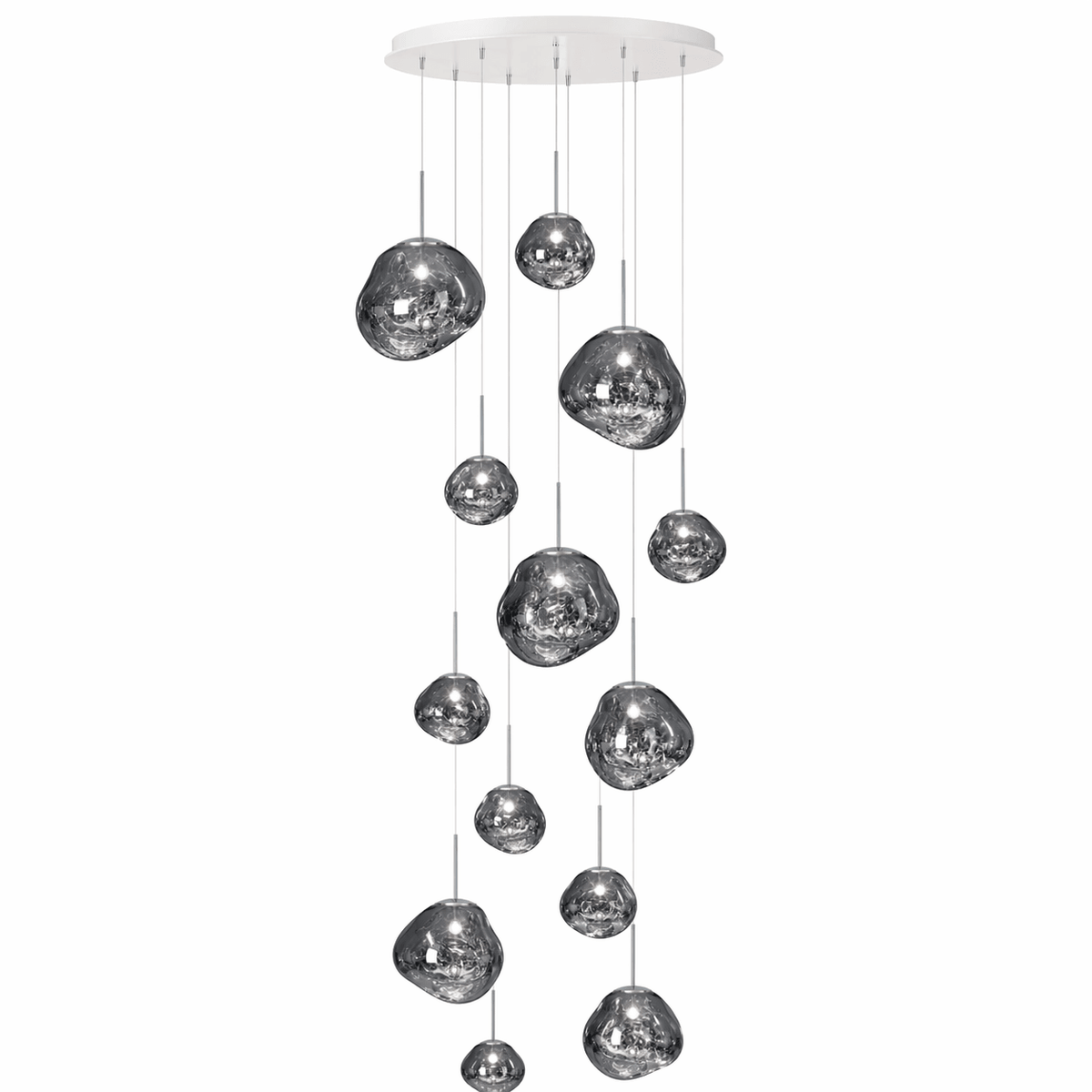 Lampada a sospensione Multi Lava Rotonda
