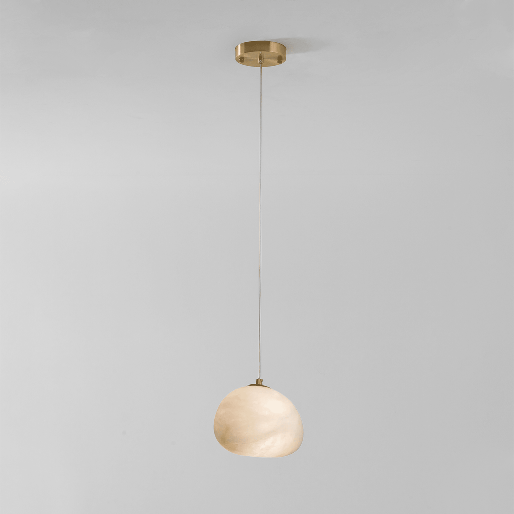Lampada a sospensione Pebbles in Alabastro