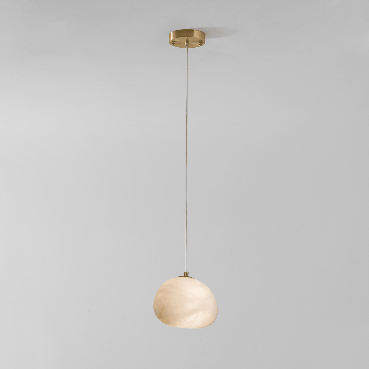 Lampada a sospensione Pebbles in Alabastro