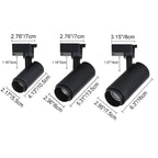 Faretto Tubolare da Incasso Regolabile Dimmabile Moderno Minimalista con Focalizzazione per Illuminazione a Binario 3/4/5 Luci LED per Soggiorno