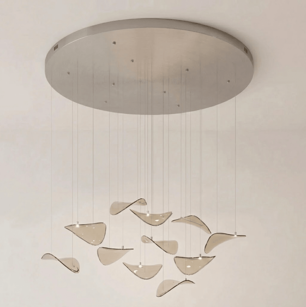 Lampadario a Foglia Fluttuante Wave