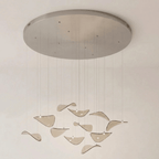 Lampadario a Foglia Fluttuante Wave