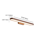 Lampada da parete moderna minimalista circolare in alluminio LED per specchio da bagno