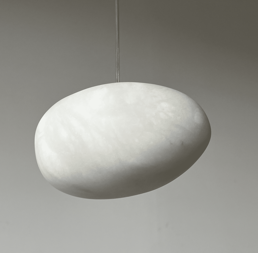 Lampada a sospensione Pebbles in Alabastro