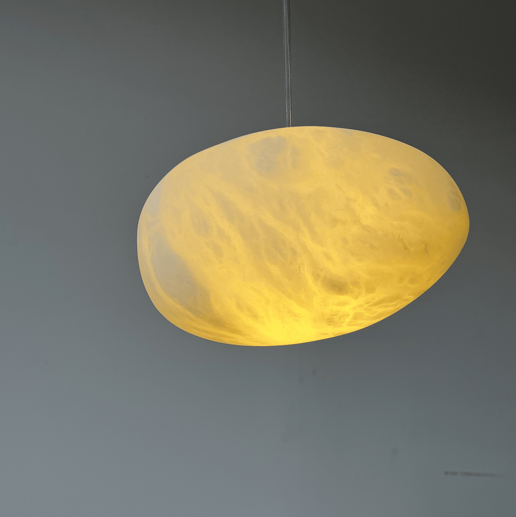 Lampada a sospensione Pebbles in Alabastro