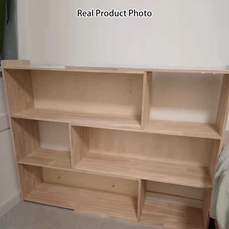 Libreria Contemporanea Scandinava Rettangolare Eco-Friendly con Ripiani da 3/4 Per Camera da Letto
