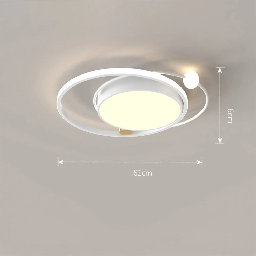 Lampada da soffitto rotonda in acrilico elegante