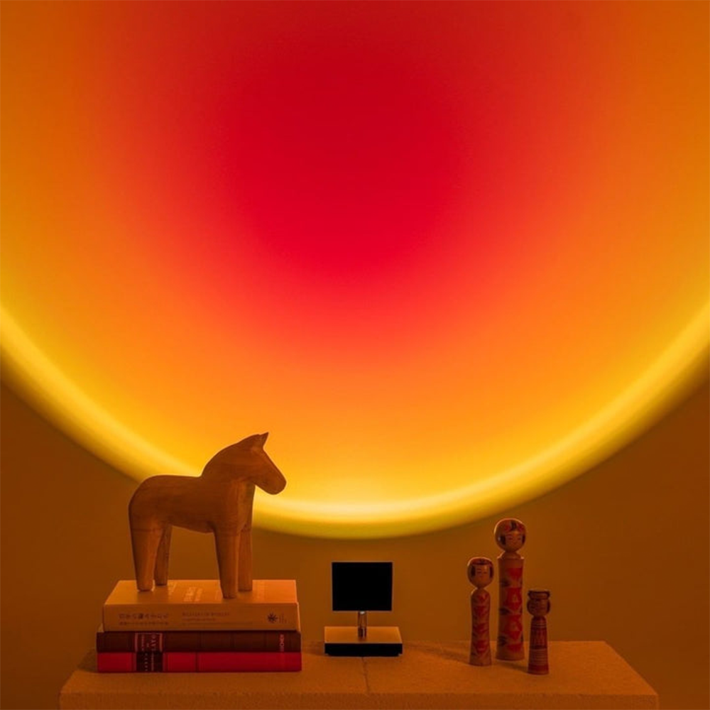 SunsetAura - Elegante lampada ispirata al retro