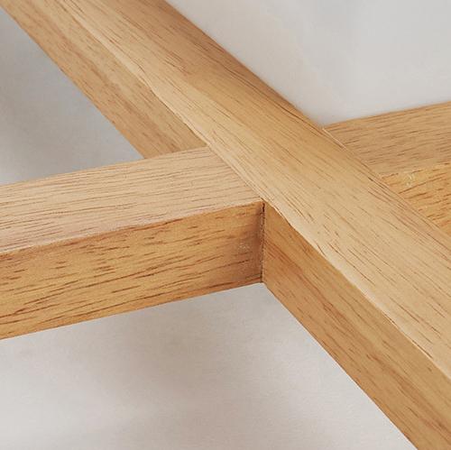 Tradizionale Giapponese Legno Acrilico Quadrato Tatami LED Flush Mount Lampada da Soffitto per Camera da Letto