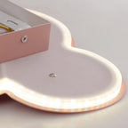 Lampada da Parete LED per Bambini a Forma di Nuvola Sorridente Creativa Contemporanea in Ferro e Acrilico per Camera da Letto