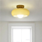 Lampada da soffitto in vetro rotonda classica