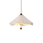 Lampada a Sospensione in Tessuto Vintage