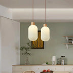 Lampadario in Vetro Rotondo Retro