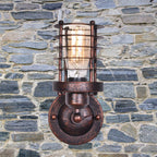 Applique da Parete in Ferro Battuto Industriale Retro del Nord con 1 Luce