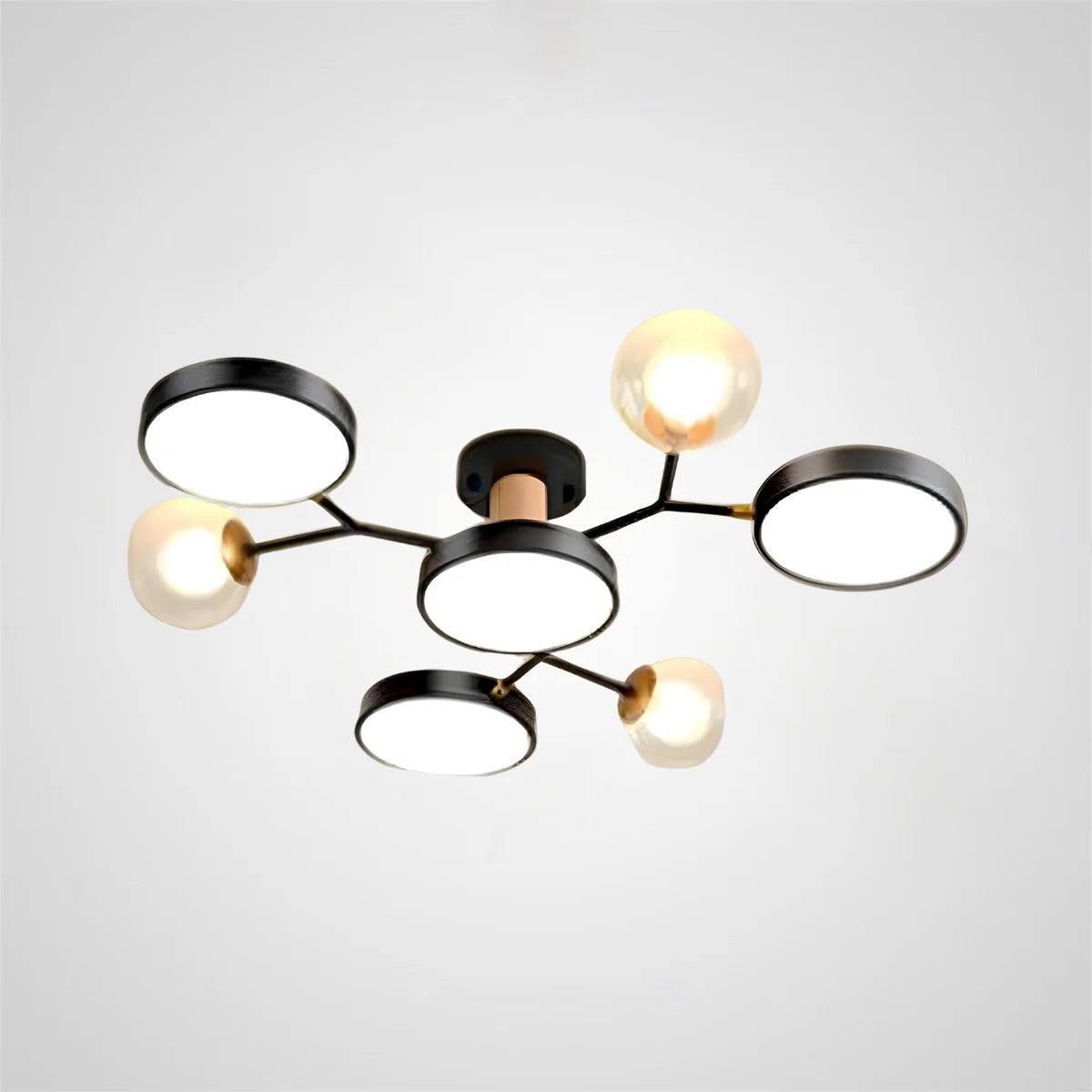 Lampada da Soffitto Moderna a Più Lampadine per Soggiorno