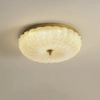 Lampada da soffitto in vetro rotonda elegante