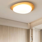 Plafoniera LED a Incasso in Legno con Venature Nordic Iron