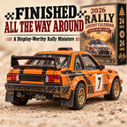 🏎️ Calendario dell'Avvento Rallye di Natale 2026 – 24 giorni pieni di velocità e suspense, 24 auto da rally da collezionare (modelli 2D)