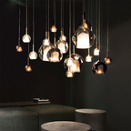 CelestialGlow Light - Lampada a sospensione in vetro moderno