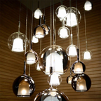 CelestialGlow Light - Lampada a sospensione in vetro moderno