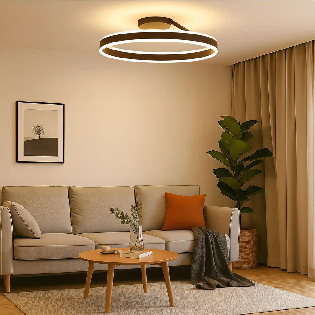 Lampada da Soffitto Rotonda Moderna in Acrilico