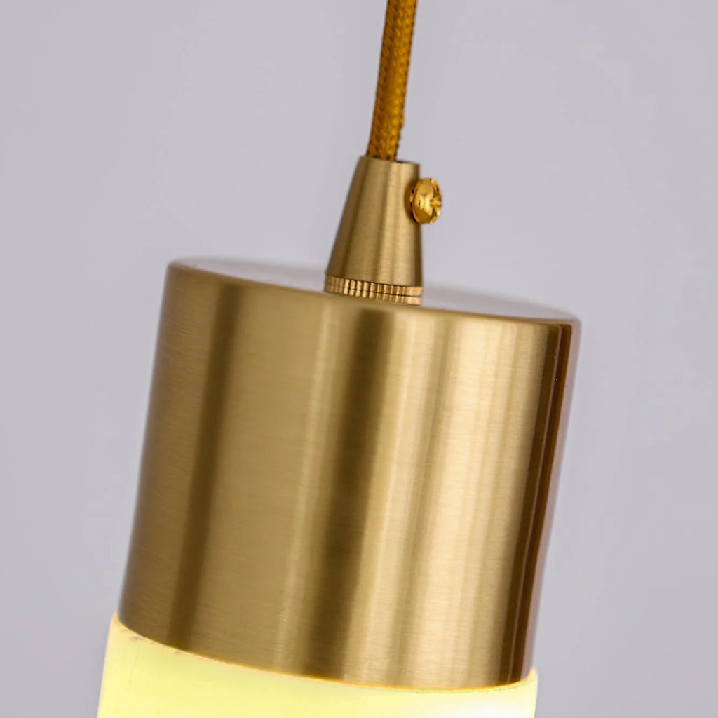 Lampada a Sospensione Classica in Marmo Lineare