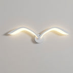 Lampada da parete LED in acrilico con gabbiano minimalista nordico