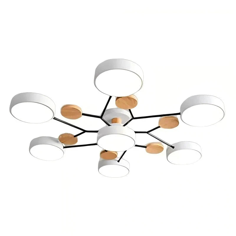 Lampada da soffitto LED circolare acrilica moderna nordica