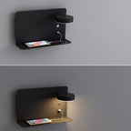 Lampada da Parete LED Quadrata Moderna Minimalista in Ferro e Acrilico Ricaricabile USB